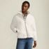 Women's Faux Shearling Zip Front Fleece Jacket, Front