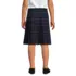 School Uniform Custom Girls Plaid Pleated Skirt Below the Knee, Back