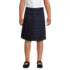 School Uniform Custom Girls Plaid Pleated Skirt Below the Knee, Front