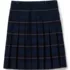 School Uniform Custom Girls Plaid Pleated Skirt Below the Knee, Front