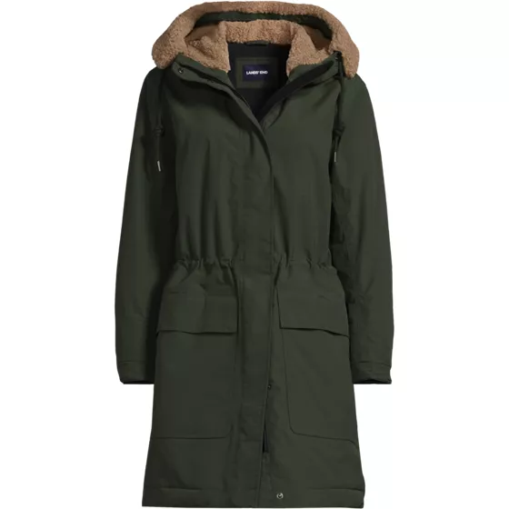 Women's Plus Size Squall Waterproof Sherpa Lined Hood Parka - primary