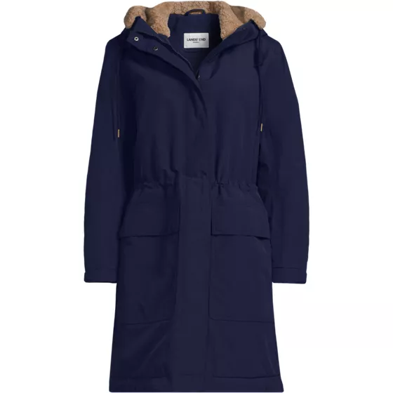Women's Plus Size Squall Waterproof Sherpa Lined Hood Parka - primary