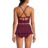 Womens Ruffle Plunge Midkini Top, Back