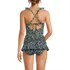 Womens Ruffle Plunge Midkini Top, Back
