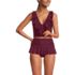 Womens Ruffle Plunge Midkini Top, Front