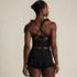 Womens Ruffle Plunge Midkini Top, Back