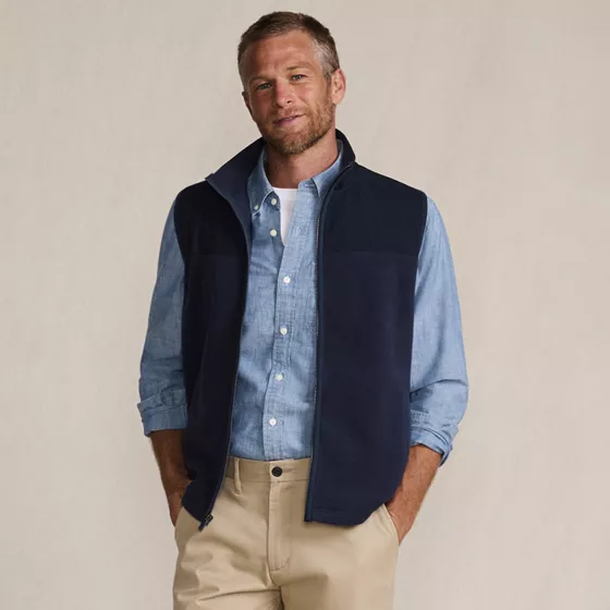 Men's Anyweather RainDefense Fleece Vest - primary