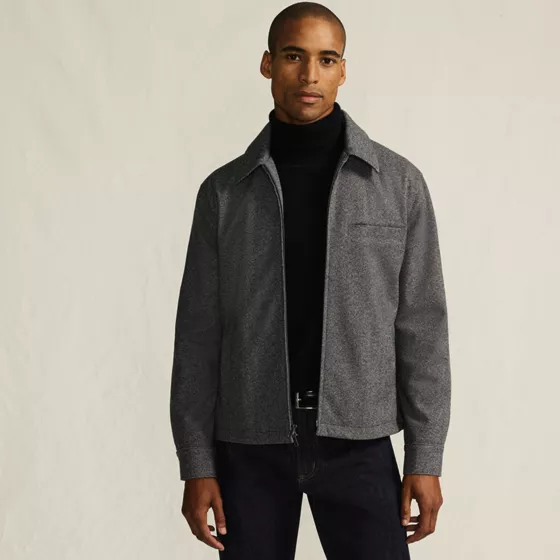 Men's Zip Front Jacket - primary