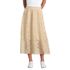 Women's Sequin Lace Mid Rise Midi Skirt, Front