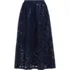 Women's Sequin Lace Mid Rise Midi Skirt, Front