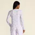 Women's Pointelle Long Sleeve Sleep Cardigan, Back