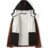 Men's Sweater Fleece Mixed Media Full Zip Jacket, alternative image