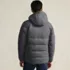Men's Brushed Heritage Max 600 Down Puffer Hooded Jacket, Back