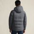 Men's Brushed Heritage Max 600 Down Puffer Hooded Jacket, Back