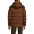 Men's Corduroy Max 600 Down Puffer Hooded Jacket, Back