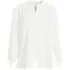 Women's Lightweight Jersey Long Sleeve Button Front Pintuck Top, Front