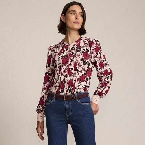 Women's Chiffon Peplum Top