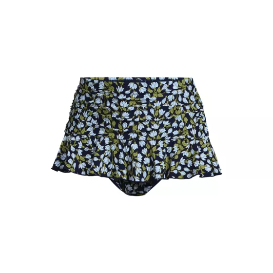 Women's Ruffle Midwaist Skirted Bikini Bottoms - primary