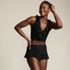 Women's Ruffle Midwaist Skirted Bikini Bottoms, alternative image
