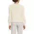 Women's Eyelash Fuzzy Pointelle Puff Sleeve Sweater, Back