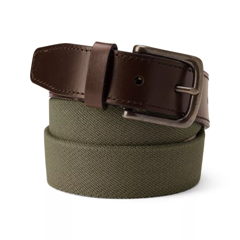 Men's Elastic Surcingle Belt, Front