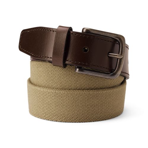 Elastic Surcingle Belt, Men, size: 38, regular, Misc, Rubber/Poly-blend, by Lands' End