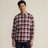 Men's Long Sleeve RainDefense Flannel Shirt, Front