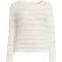 Women's Fuzzy Eyelash Cable Boatneck Sweater, Front