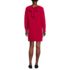Women's Fuzzy Bow Back Mini Sweater Dress, Back
