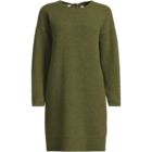Women's Fuzzy Bow Back Mini Sweater Dress