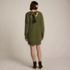 Women's Fuzzy Bow Back Mini Sweater Dress, Back