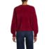 Women's Fuzzy Eyelash Cable Cardigan Sweater, Back