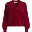 Women's Fuzzy Eyelash Cable Cardigan Sweater