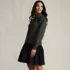 Women's Fuzzy Lantern Sleeve Mock Neck Mini Twofer Dress, alternative image