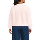 Women's Fuzzy Eyelash Cable Cardigan Sweater