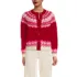 Women's Lofty Birdseye Fair Isle Cardigan Sweater, Front