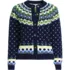 Women's Lofty Birdseye Fair Isle Cardigan Sweater, Front