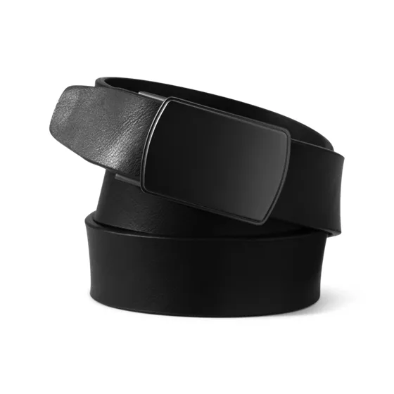 Men's Leather Adjustable Slide Belt - primary