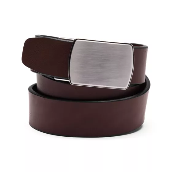 Men's Leather Adjustable Slide Belt - primary