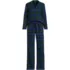 Women's Flannel 2 Piece Pajama Set - Long Sleeve Shirt and Pants, Front
