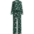 Women's Tall Flannel 2 Piece Pajama Set - Long Sleeve Shirt and Pants, Front