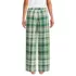 Women's Flannel Wide Leg Sleep Pants, Back