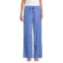 Women's Flannel Wide Leg Sleep Pants, Front