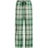 Women's Flannel Wide Leg Sleep Pants, Front