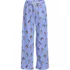 Women's Flannel Wide Leg Sleep Pants, Front