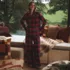 Women's Flannel Wide Leg Sleep Pants, alternative image