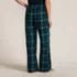Women's Flannel Wide Leg Sleep Pants, Back