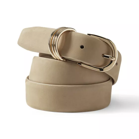 Women's Nubuck Multi Keeper Belt - primary