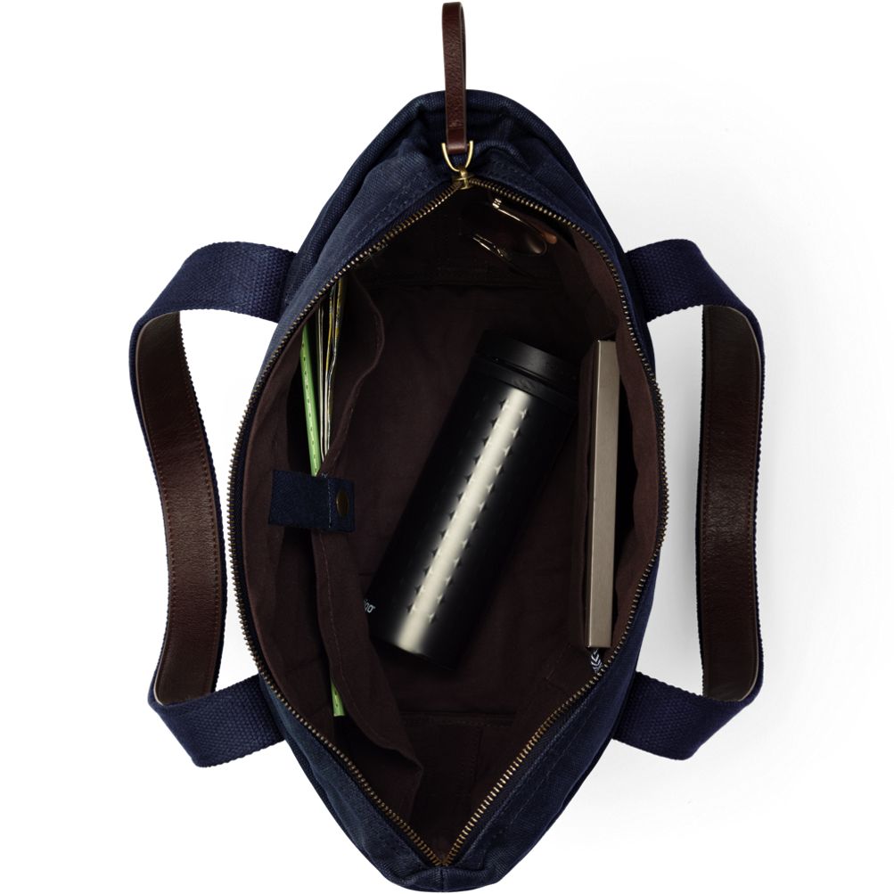 Waxed Canvas Tote | Lands' End