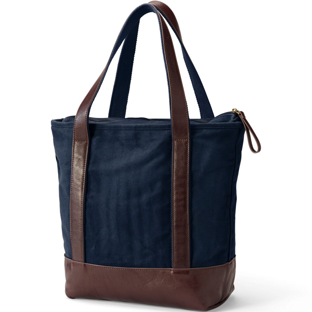 Waxed Canvas Tote | Lands' End